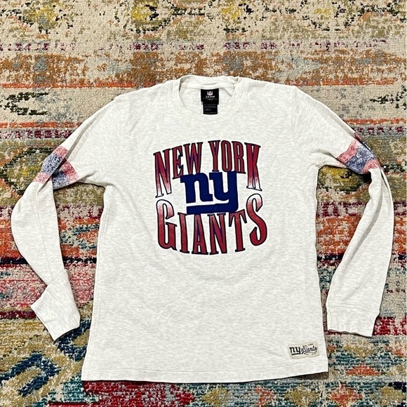 Kids Youth New York Giants NFL Football Thermal Long Sleeve Tee Tshirt - Picture 1 of 7
